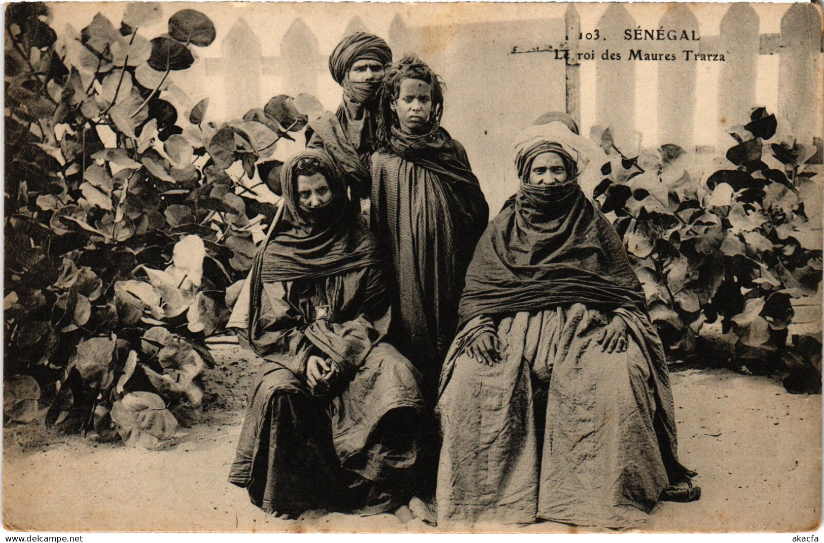 PC ETHNIC TYPES MAURE ROI DES MAURES TRARZA MAURITANIA (a49963) - Mauritania