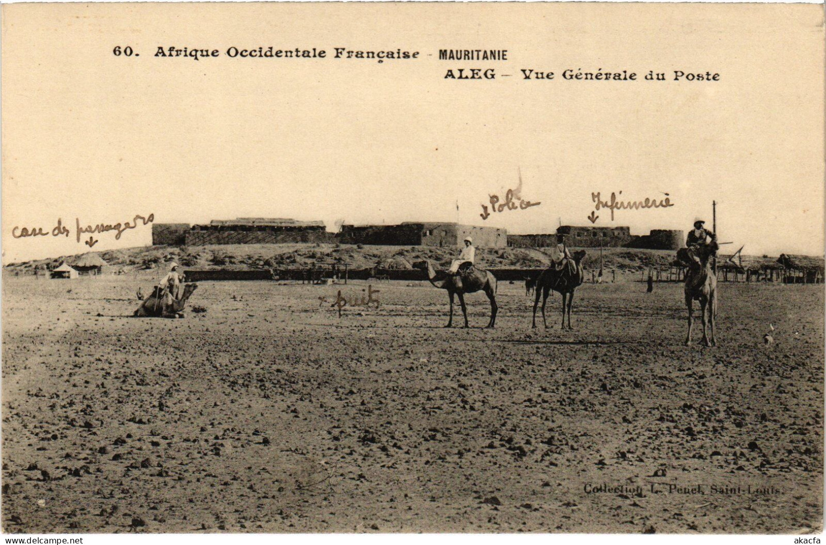 PC ALEG VUE GÉNÉRALE DU POSTE MAURITANIA (a49977) - Mauretanien
