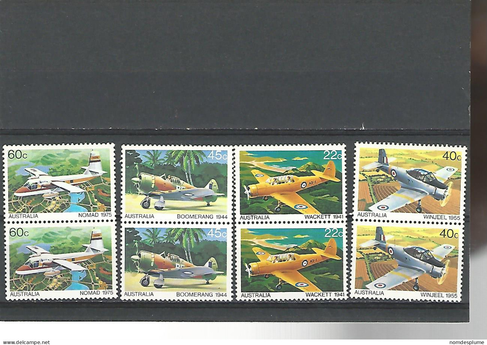 54407 ) Collection Australia Aircraft - Verzamelingen