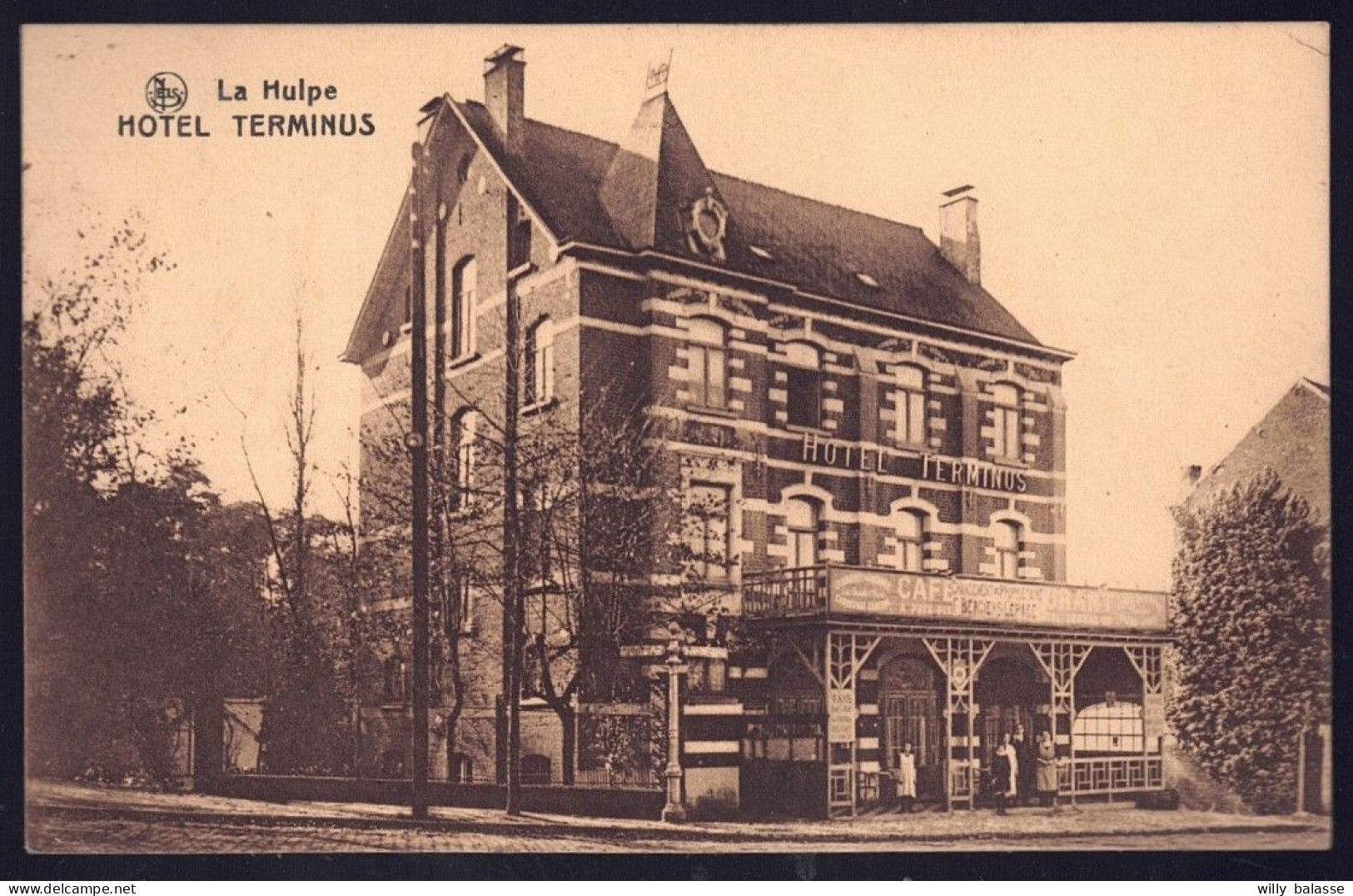 +++ CPA - LA HULPE - Hôtel Terminus   // - La Hulpe