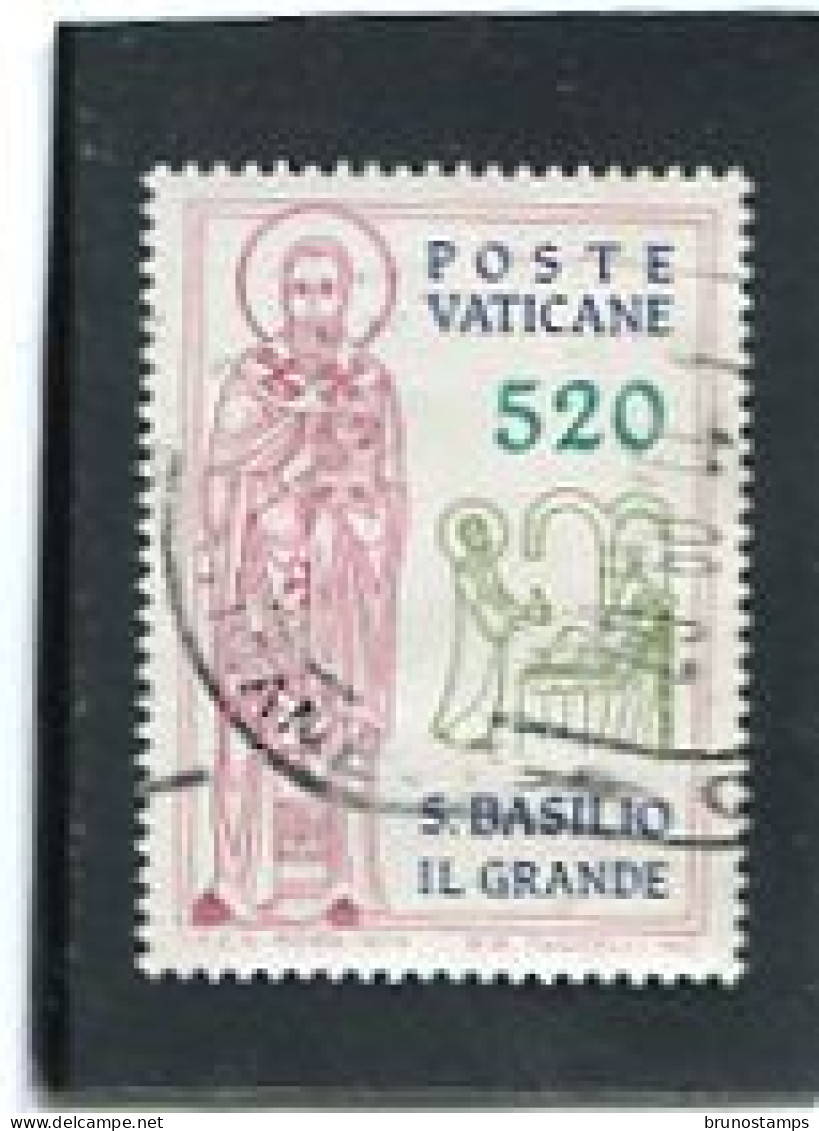 VATICAN CITY/VATICANO - 1979  520 Lire  S. BASILIO  FINE USED - Gebraucht