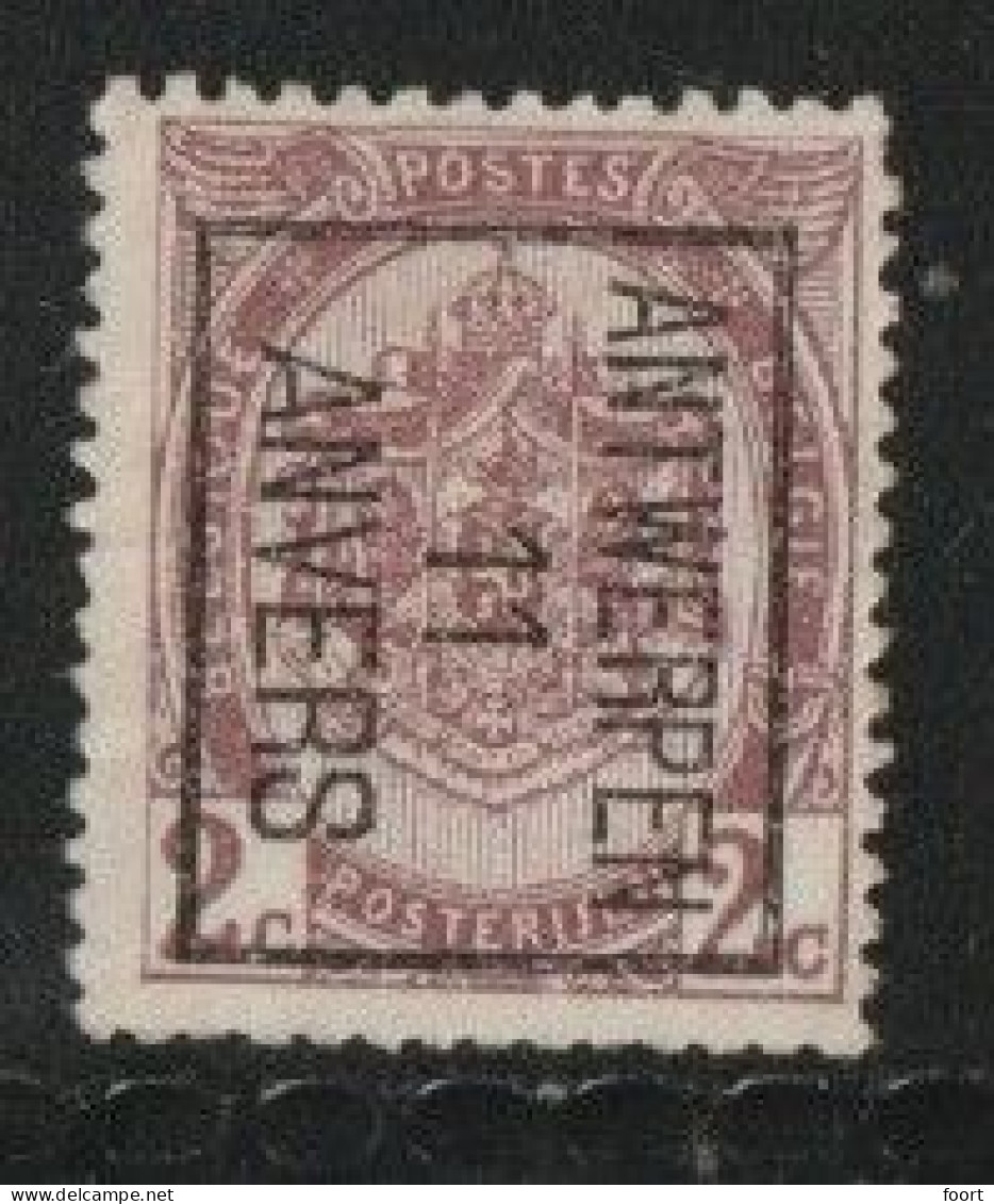 Antwerpen  1911  Nr. 18Bzz - Typografisch 1906-12 (Wapenschild)
