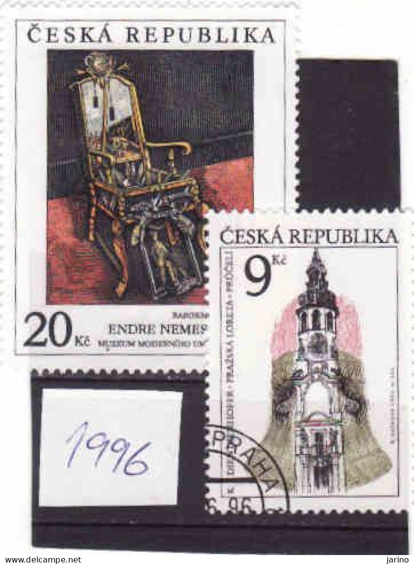 Czech Republic 1996, Art, Used.I Will Complete Your Wantlist Of Czech Or Slovak Stamps According To The Michel Catalog. - Usados