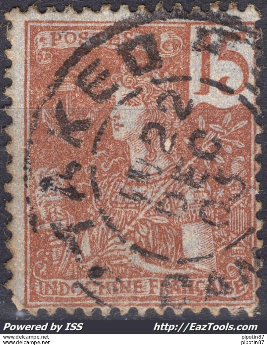 INDOCHINE TYPE GRASSET N° 29 AVEC CACHET A DATE DE TAKEO CAMBODGE DU 22/12/1906 - Used Stamps