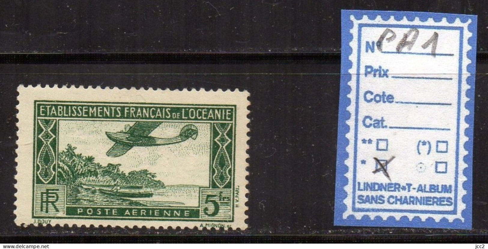 Océanie - PA N°1* - Airmail