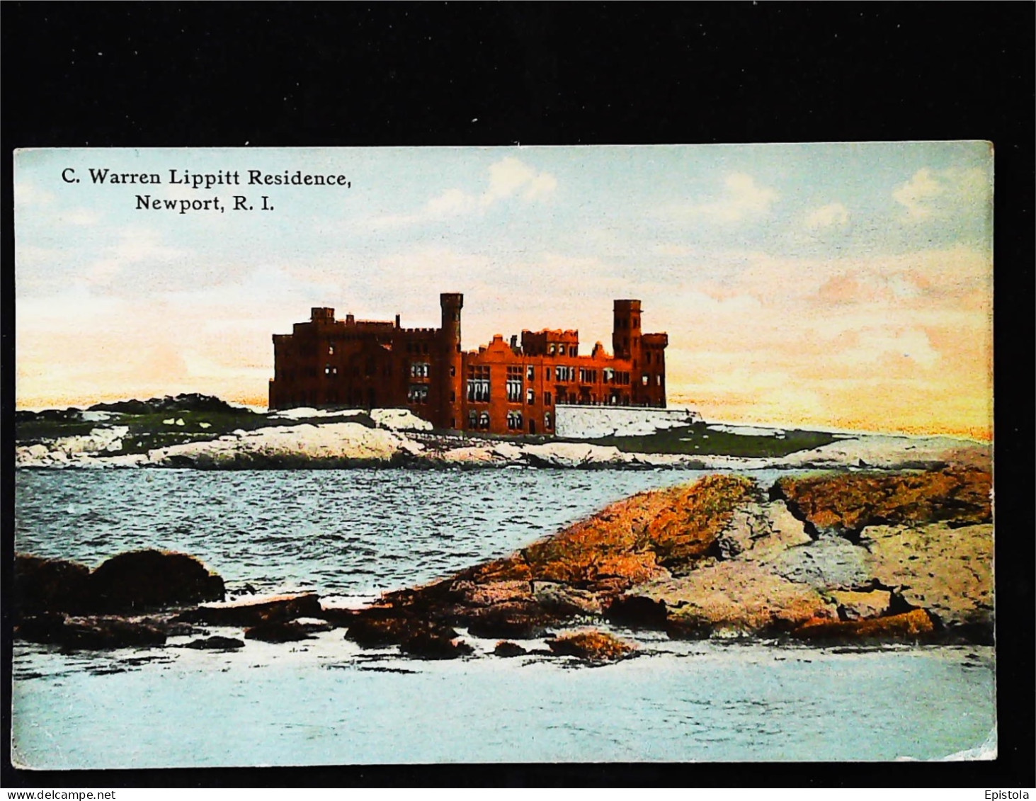 ► EX-GOVERNOR Warren Pippitt Residence Newport RHODE ISLAND 1920's - Newport