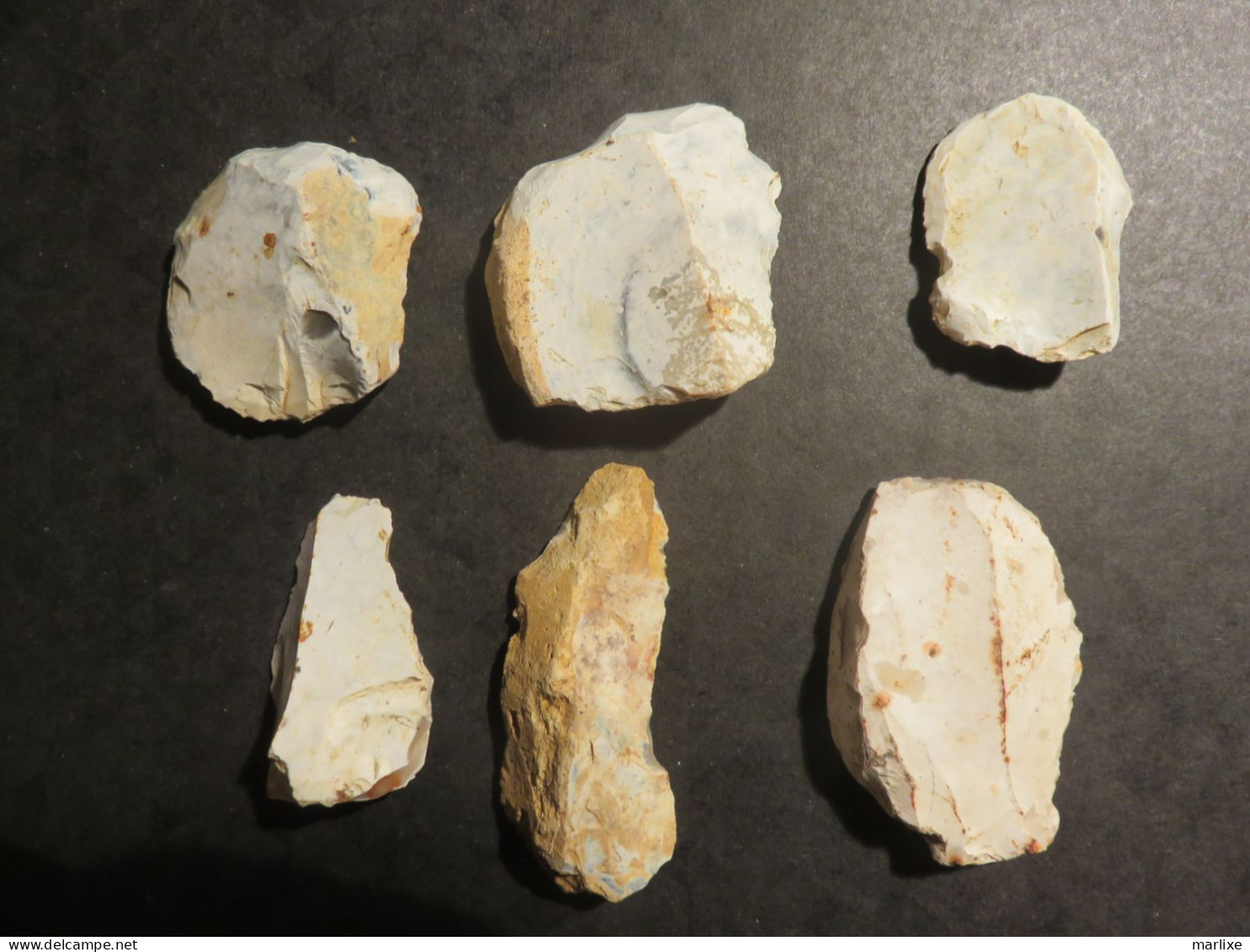 Prehistoire Silex Taillé Grattoir  Lame Outils - Archäologie