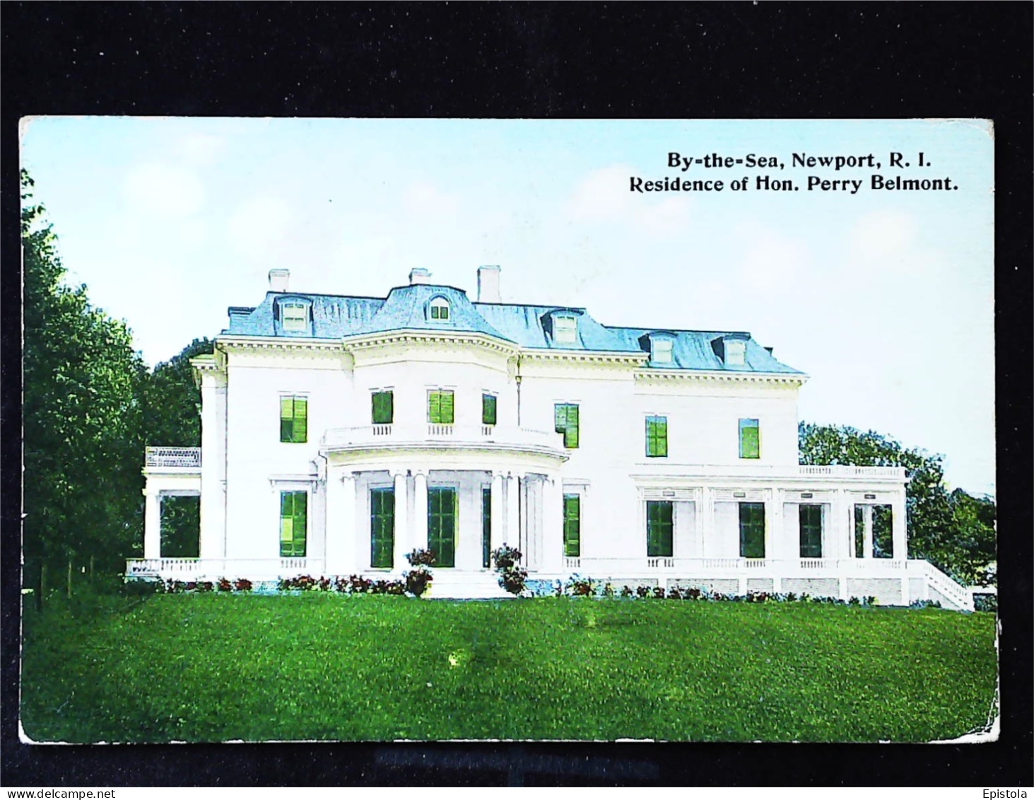 ► Hon. Perry Belmont  Residence Newport RHODE ISLAND 1920's - Newport