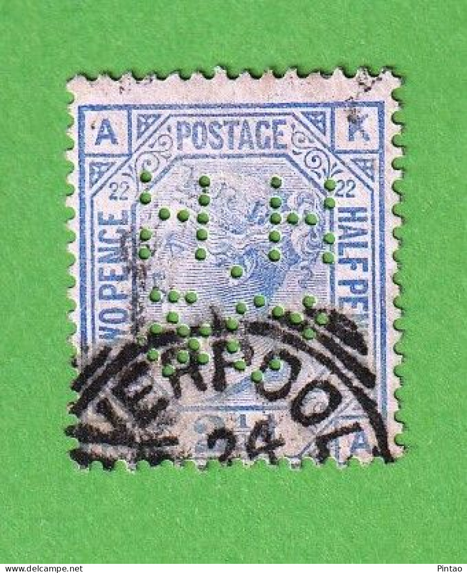 GBT1571- GRÃ-BRETANHA 1880_ 81- USD_ PERFURADO_ VC= $40 (SCOTT 2017) - Used Stamps