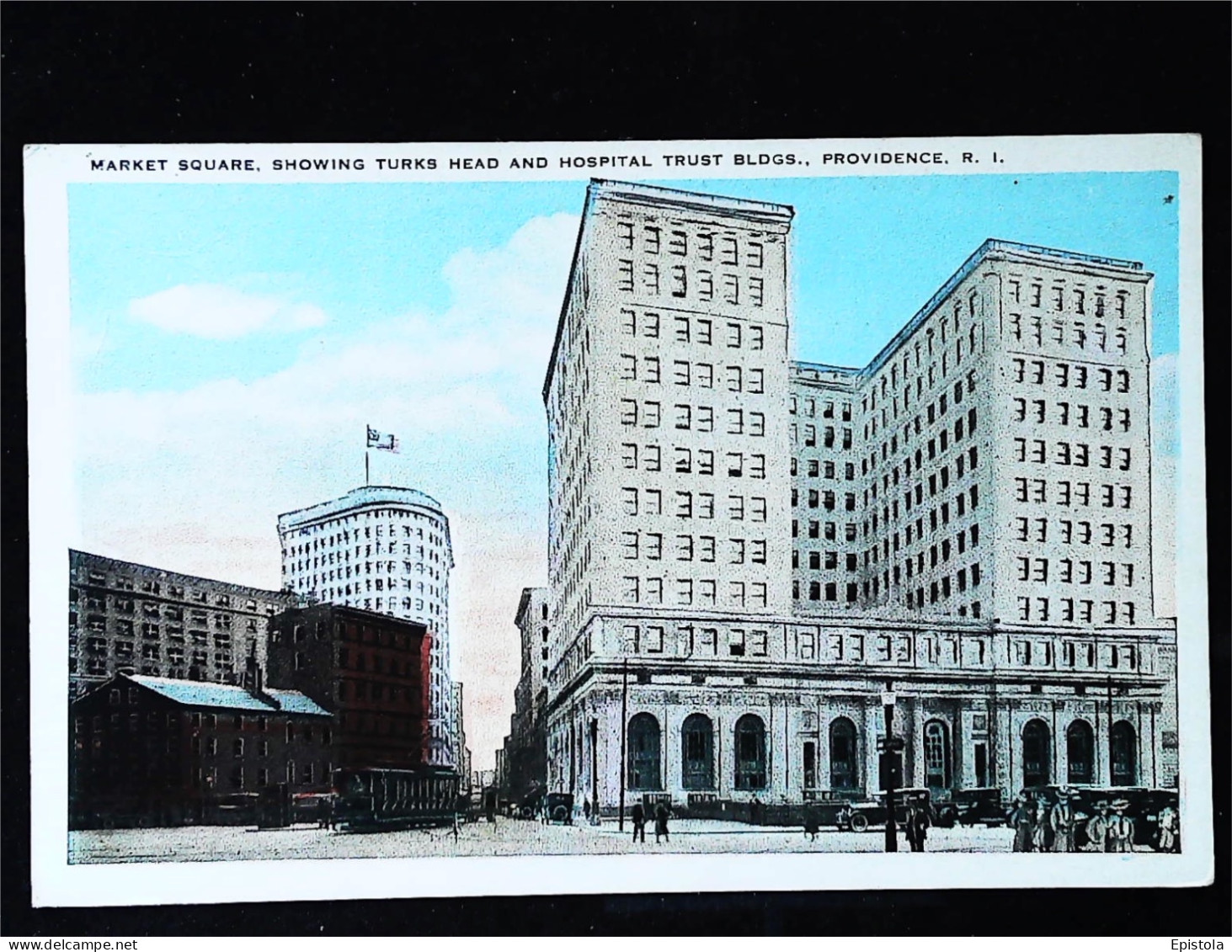 ► Turks Head & Hospital Bldgs    Providence  RHODE ISLAND 1920's. - Providence