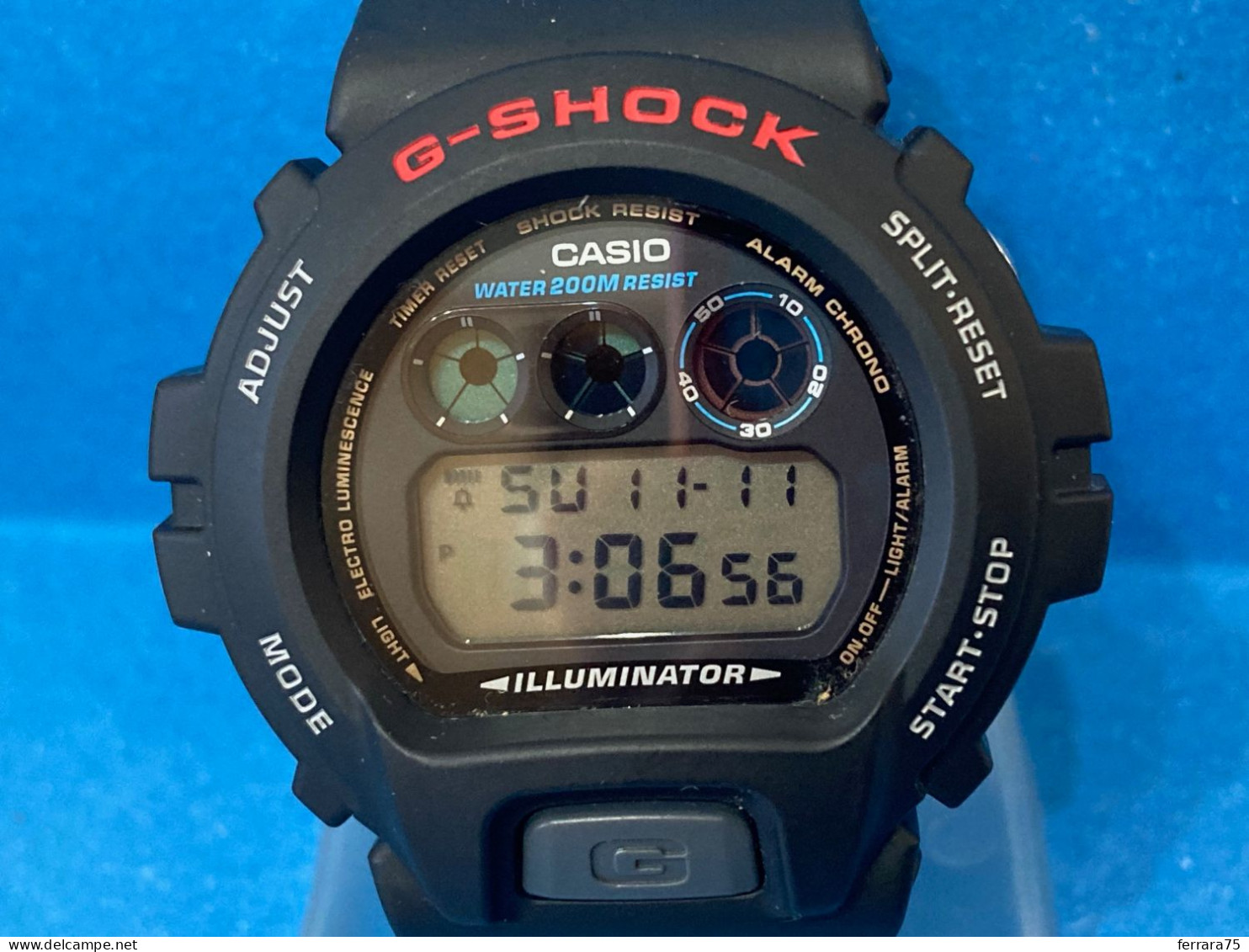 OROLOGIO CASIO G-SHOCK DW-6900 ST 3230 ILLUMINATOR FUNZIONANTE SENZA SCATOLA. - Watches: Bracket