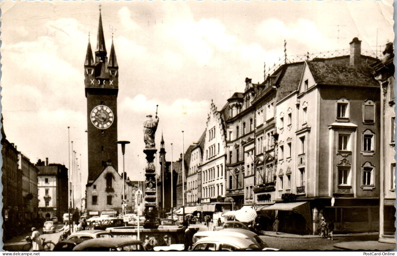 46223 - Deutschland - Straubing , Ludwigsplatz - Gelaufen 1964 - Straubing