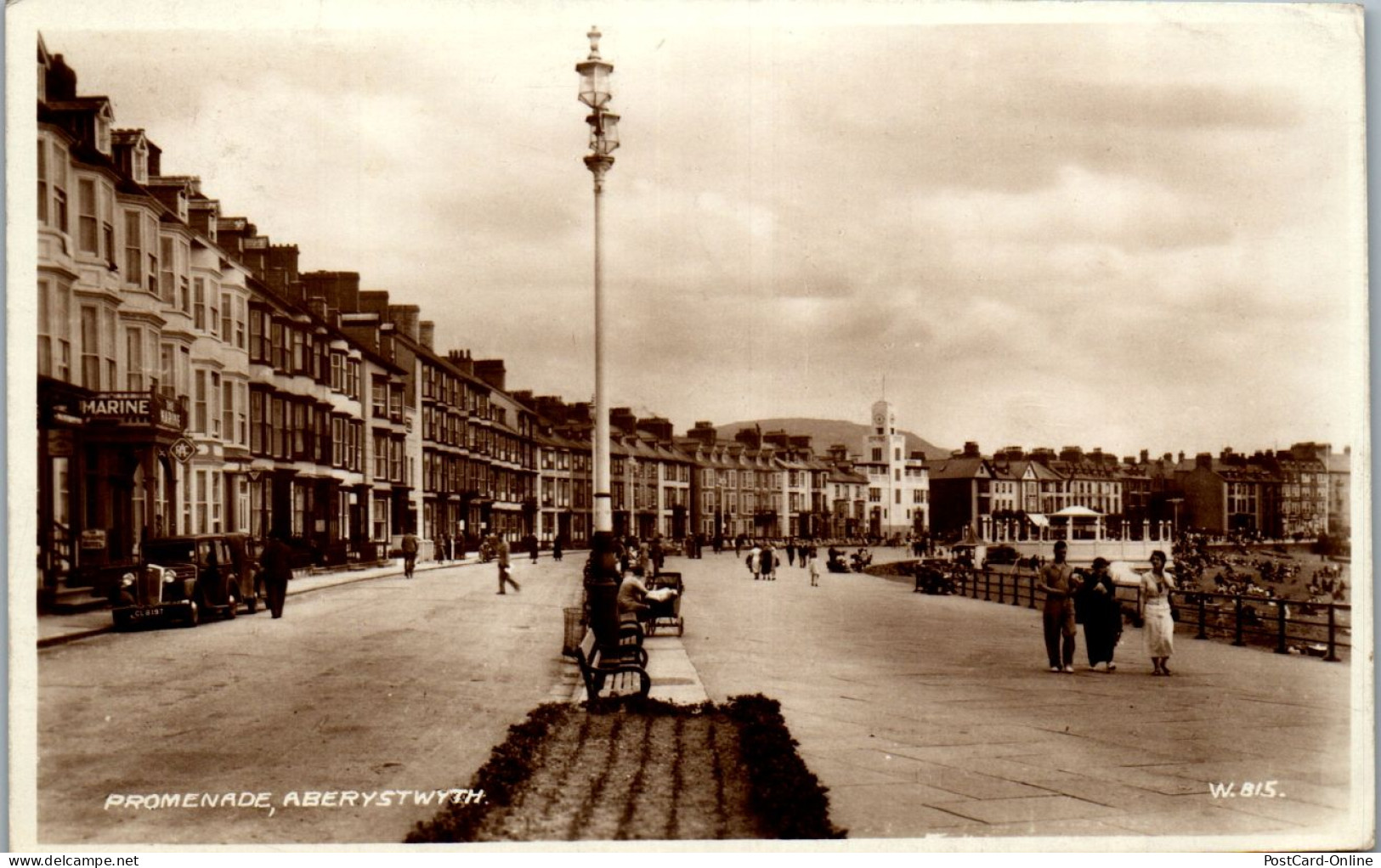 46190 - Großbritannien - Wales , Aberystwyth , Promenade - Gelaufen 1939 - Cardiganshire