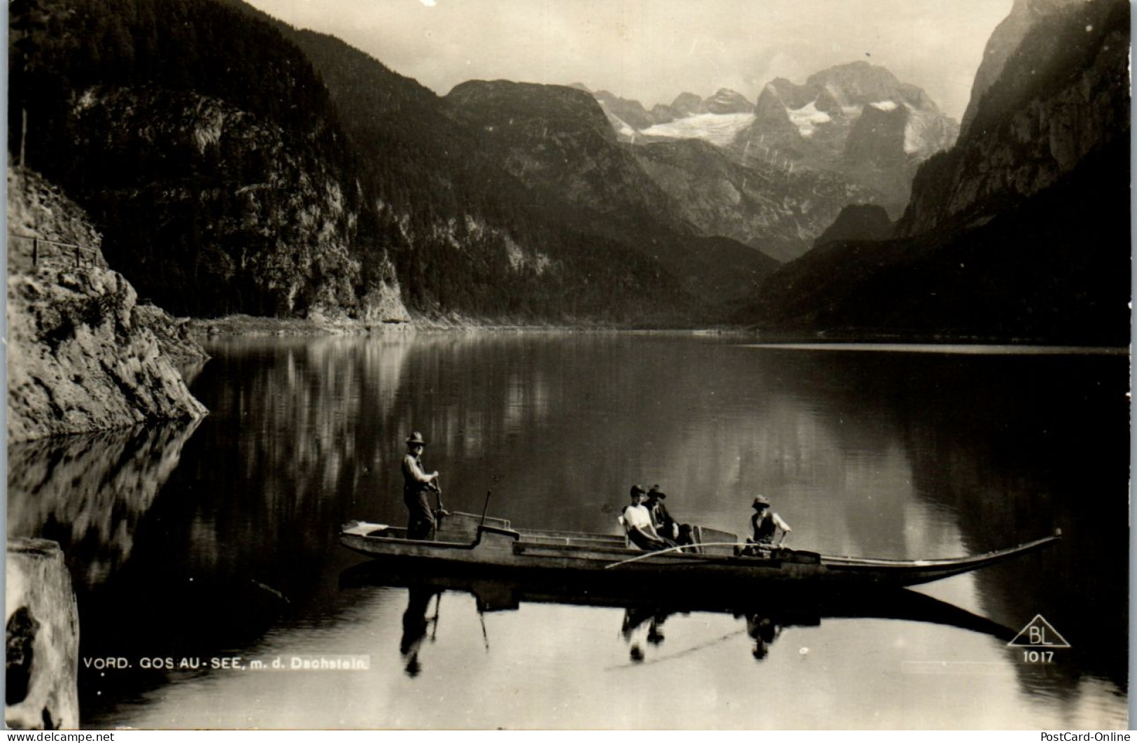 46115 - Oberösterreich - Gosau , Vorderer Gosausee Mit Dachstein - Gelaufen 1940 - Gmunden