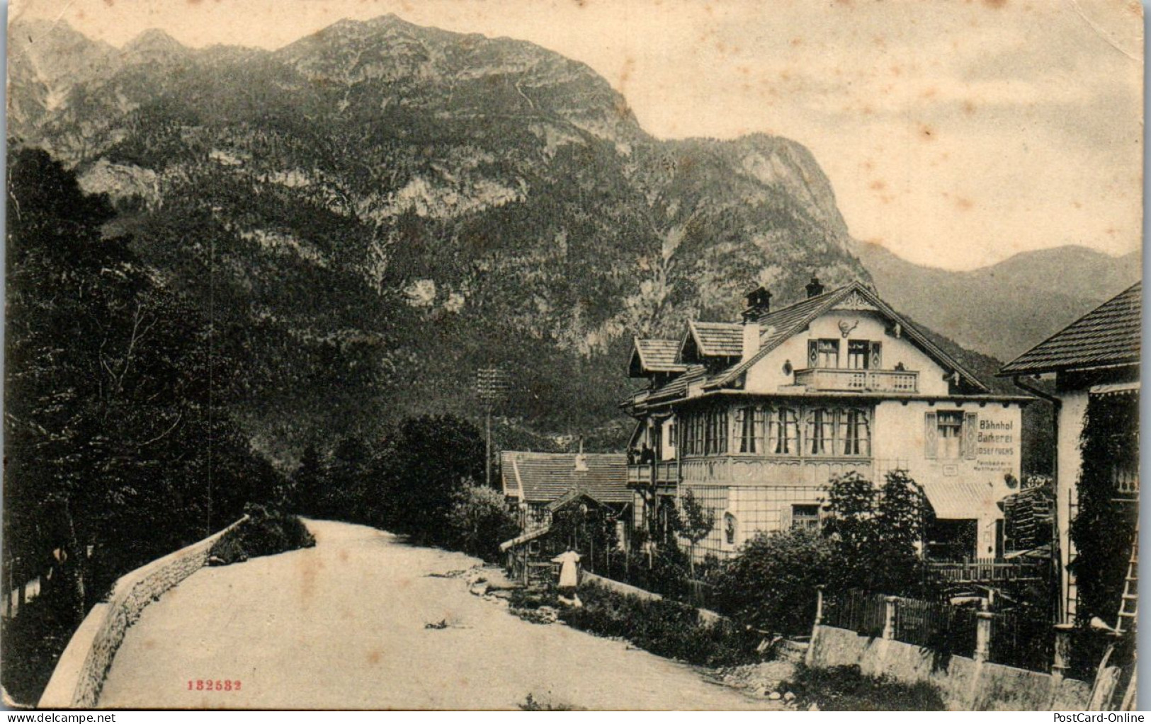 46098 - Schweiz - Bäckerei , Bahnhof Josef Fuchs , Mehlhandlung , Verm. Schweiz - Nicht Gelaufen  - Laufen-Uhwiesen 