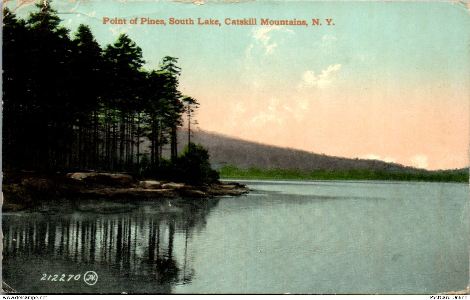 46037 - USA - New York , Catskill Mountains , Point Of Pines , South Lake - Gelaufen  - Catskills