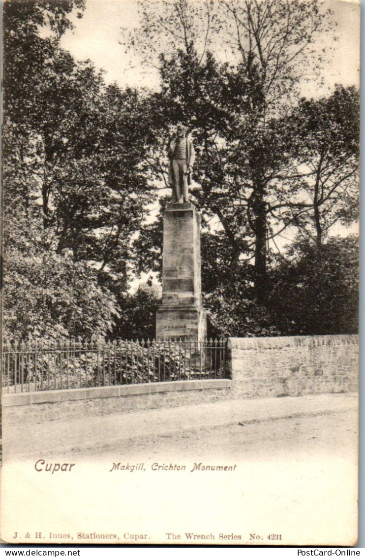 46017 - Schottland - Cupar , Makgill , Crichton Monument - Gelaufen 1905 - Fife