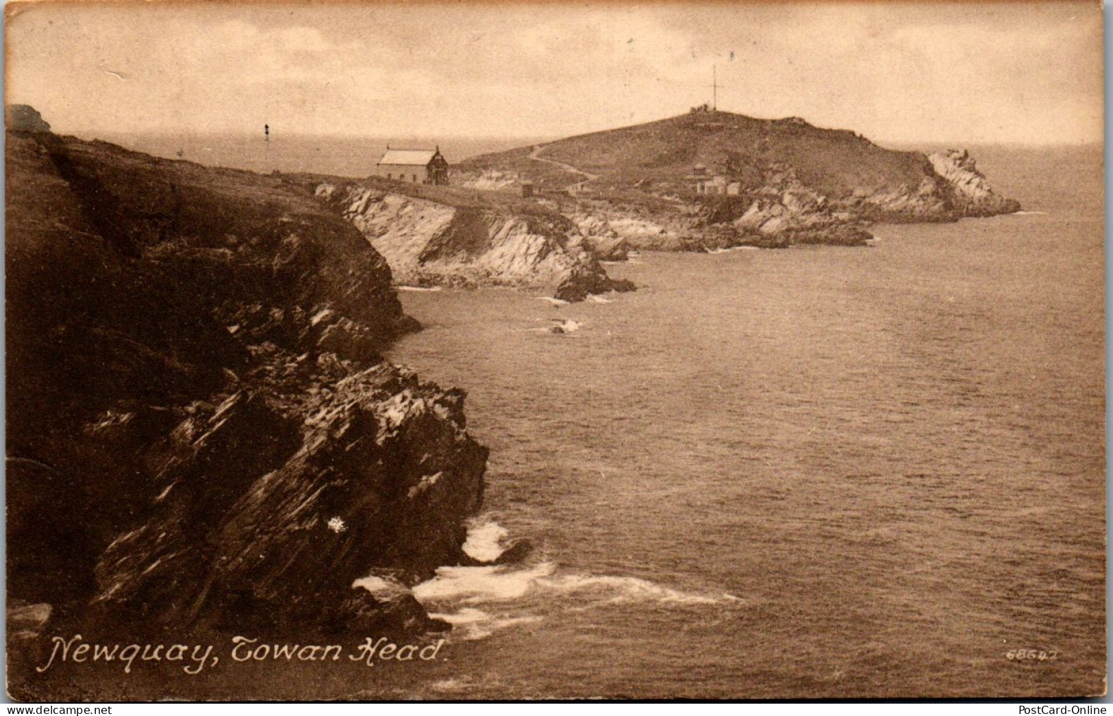 45855 - Großbritannien - Newquay , Towan Head - Gelaufen 1921 - Newquay