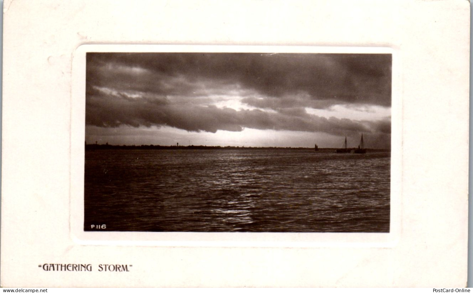 45847 - Schottland - Kirkcaldy , Gathering Storm - Gelaufen 1907 - Fife