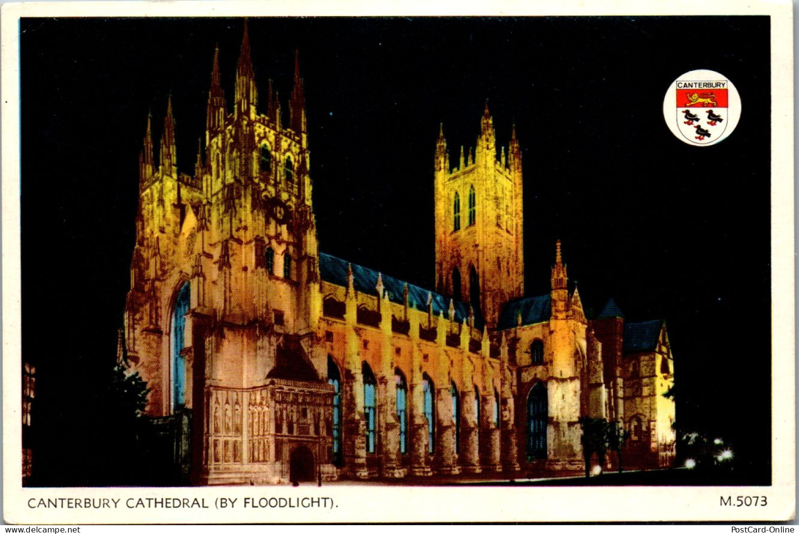 45763 - Großbritannien - Canterbury , Cathedral By Floodlight - Gelaufen  - Canterbury