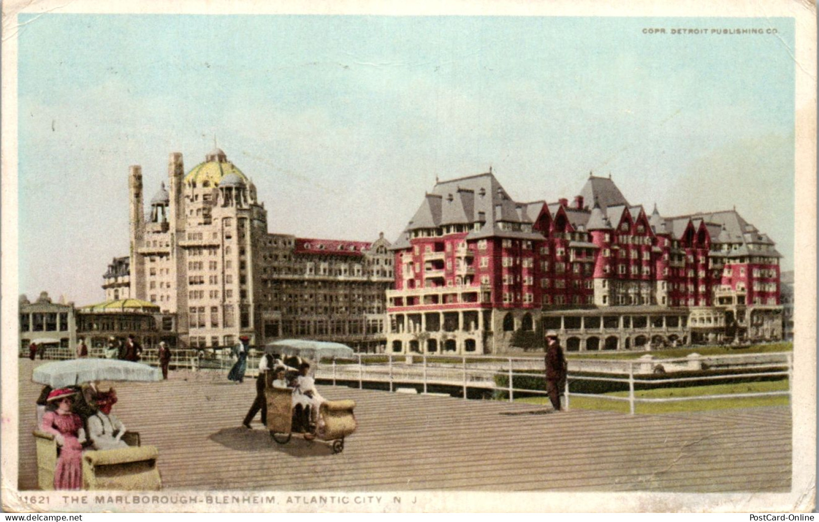 46540 - USA - Atlantic City , The Marlborough Blenheim , New Jersey - Gelaufen 1913 - Atlantic City