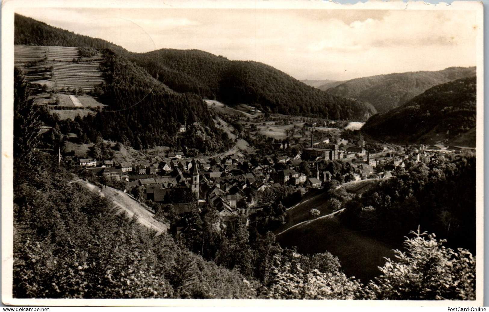 46451 - Deutschland - Zell I. Wiesental , Bad. Schwarzwald , Panorama - Gelaufen 1941 - Loerrach