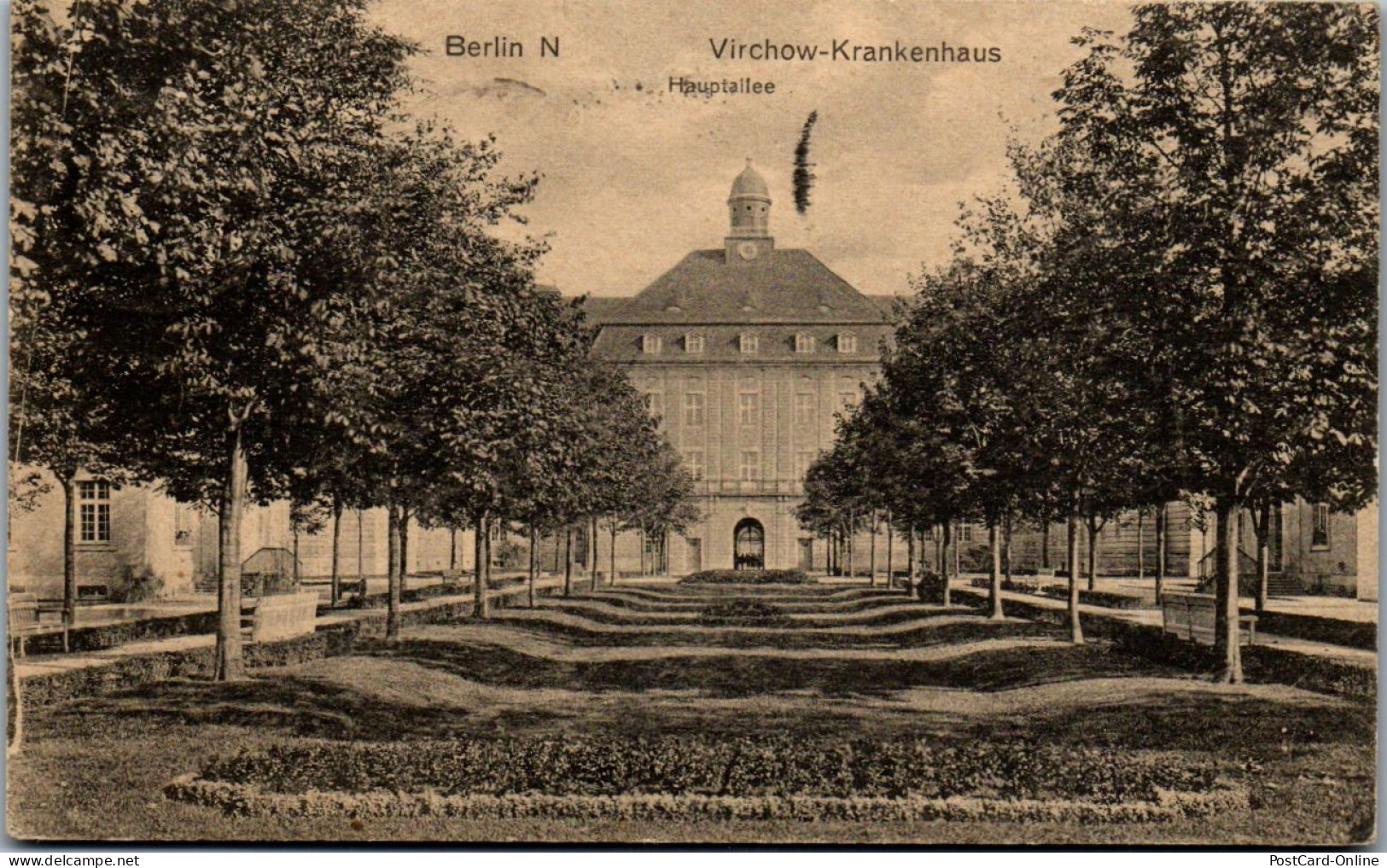 46283 - Deutschland - Berlin , Virchow Krankenhaus , Hauptallee - Gelaufen 1930 - Wedding