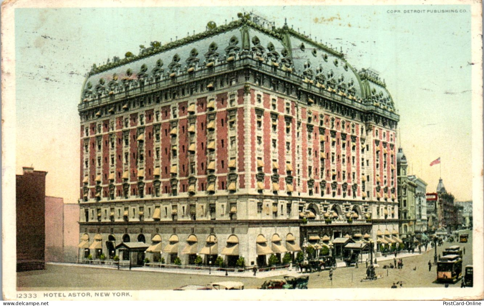 46275 - USA - New York , Hotel Astor - Gelaufen 1910 - Wirtschaften, Hotels & Restaurants