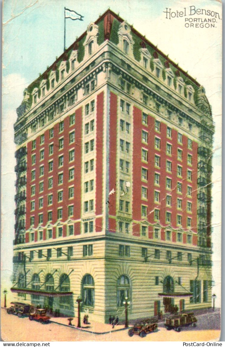 46271 - USA - Portland , Hotel Benson , Oregon - Gelaufen 1915 - Portland