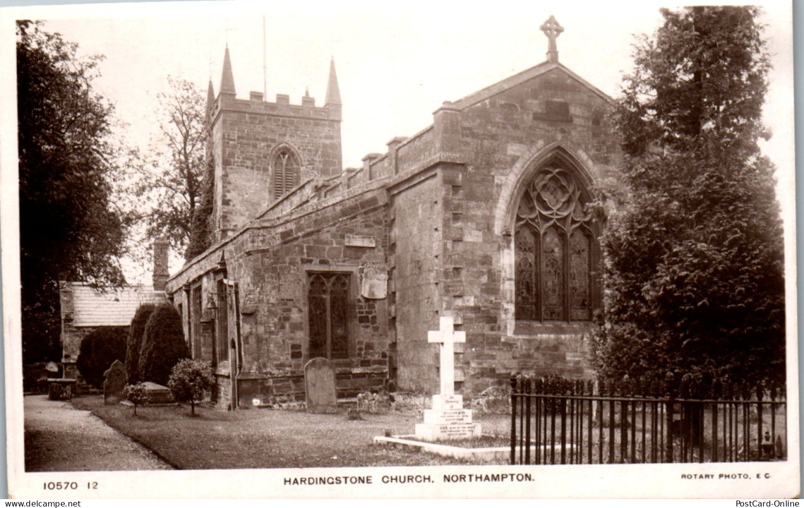 46239 - Großbritannien - Northhampton , Hardingstone Church - Gelaufen 1908 - Northamptonshire