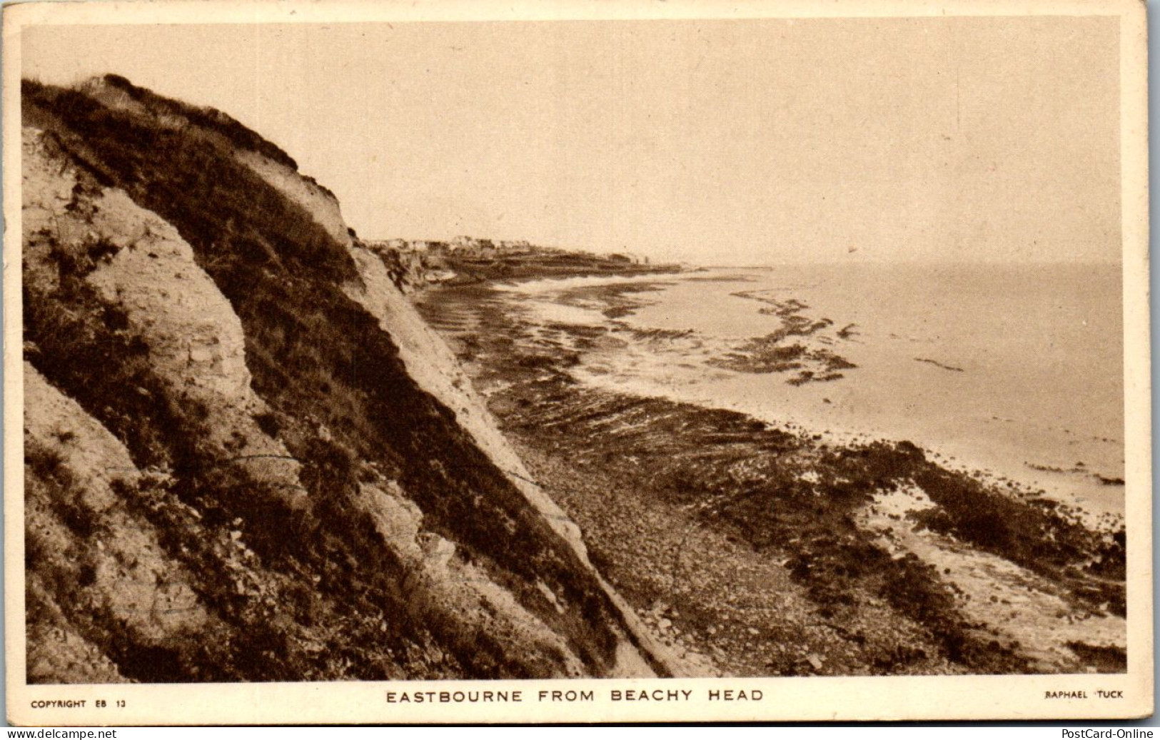 46238 - Großbritannien - Eastbourne , From Beachy Head - Gelaufen  - Eastbourne