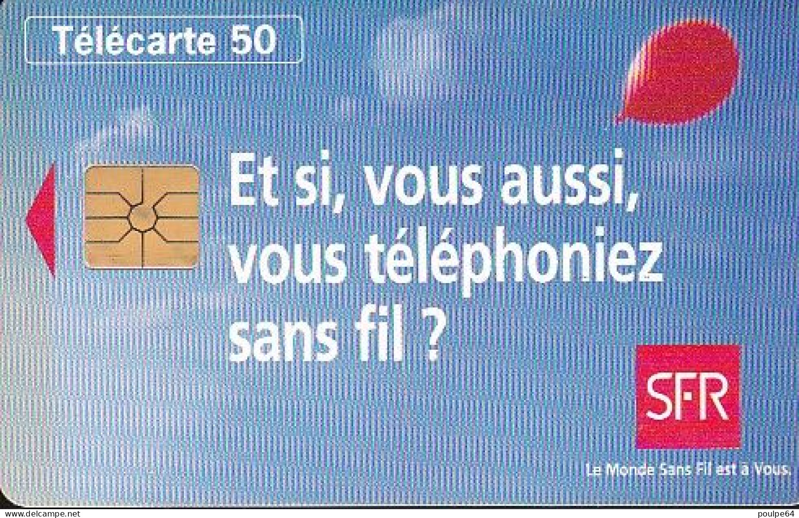 F615- 12/1995 - SFR V° " Le Téléphone Portatif " - 50 GEM1A - 1995