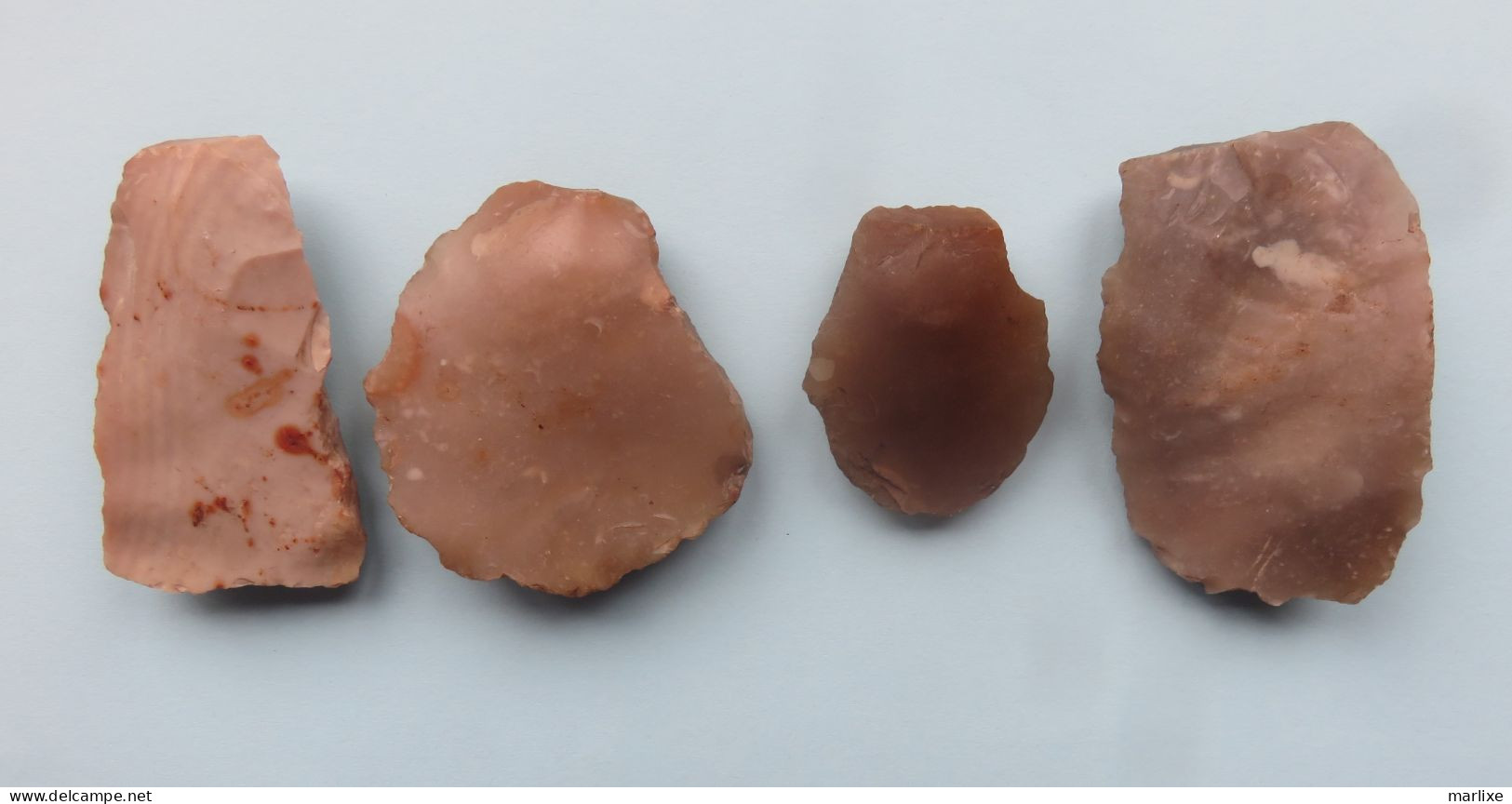 Prehistoire Silex Taillé Tranchet  Grattoirs  Lame Neolithique - Arqueología