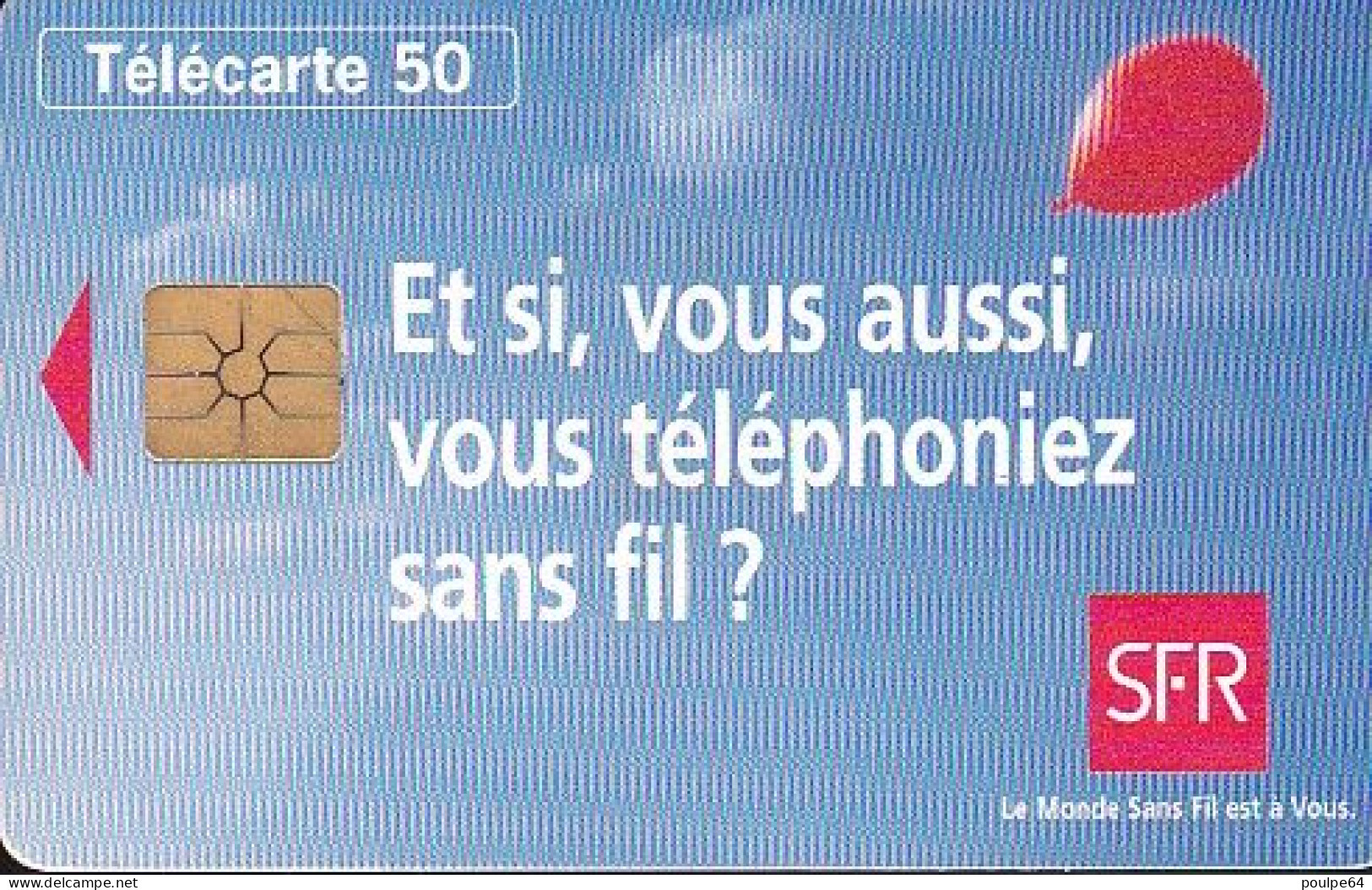 F615A- 12/1995 - SFR V° " Le Téléphone Portatif " - 50 GEM1B - 1995