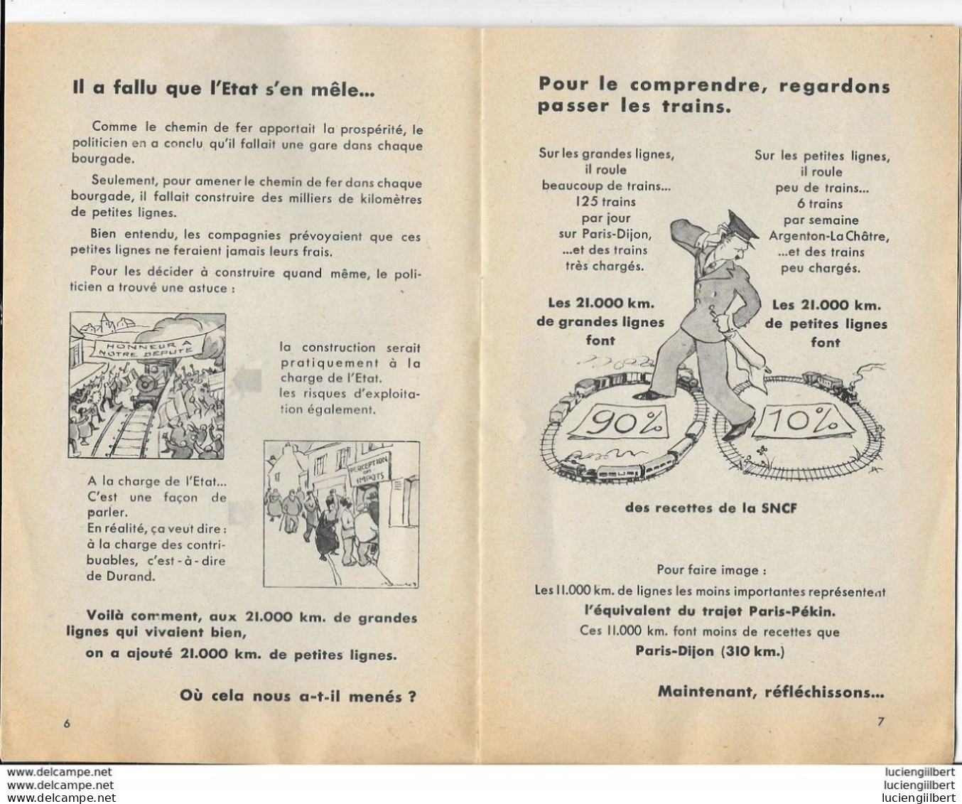VOICI LES FAITS : LES TRANSPORTS LE CHEMIN DE FER - N° 3   1950  -  15 PAGES - 13,5 X 22cm - Chemin De Fer & Tramway
