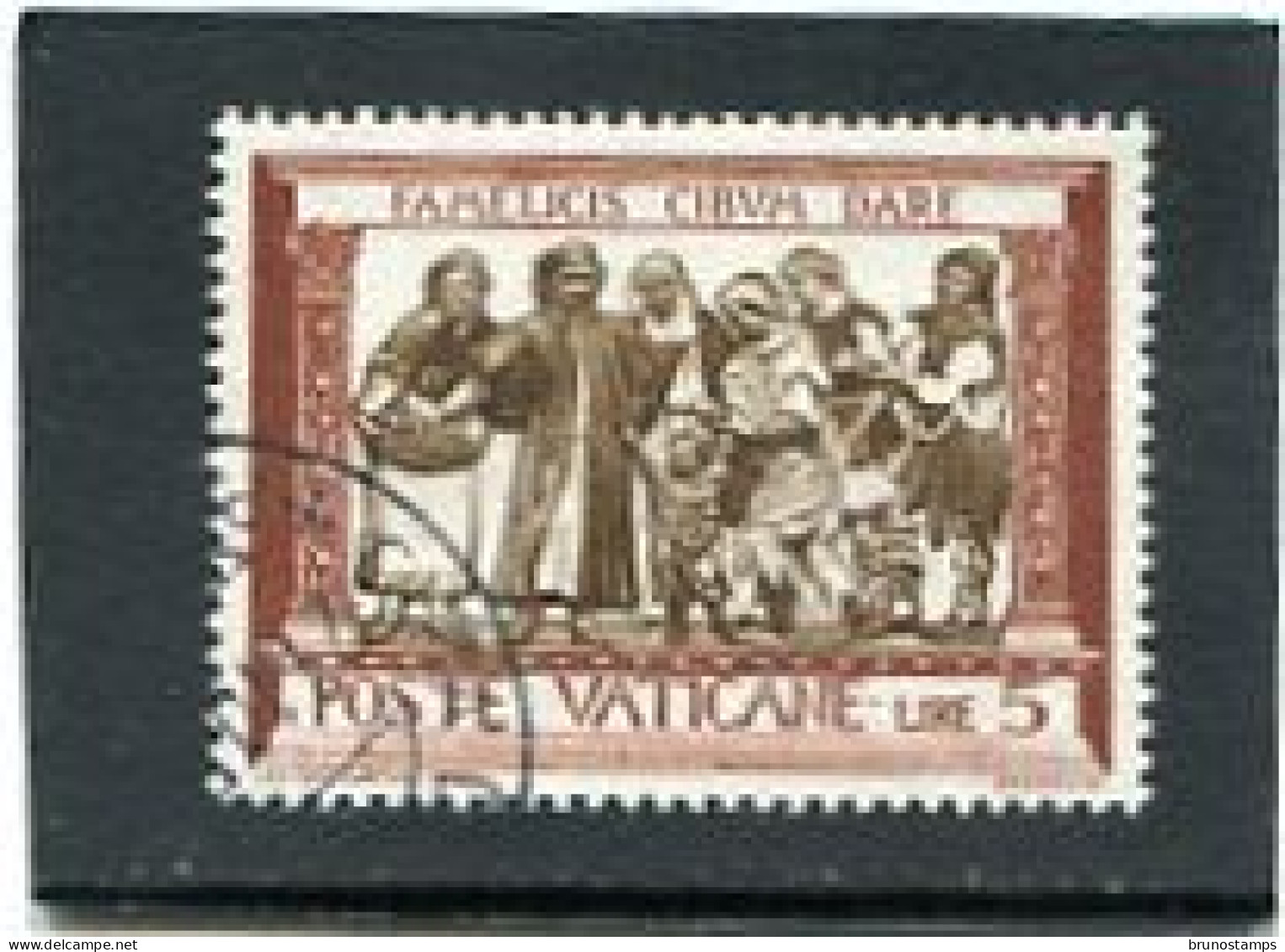VATICAN CITY/VATICANO - 1960  5 Lire  MERCY  FINE USED - Oblitérés