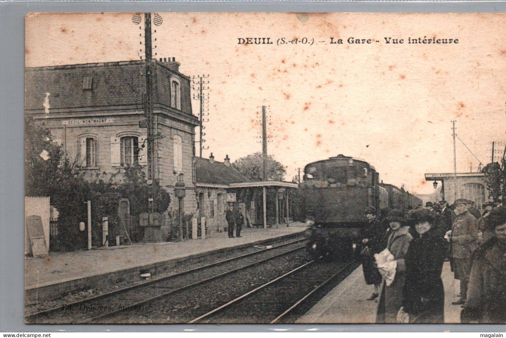 Deuil : La Gare, Vue Intérieure - Deuil La Barre