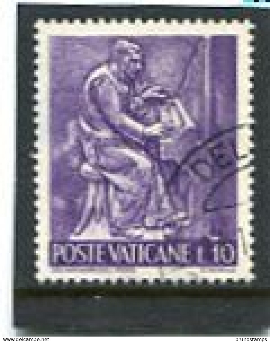 VATICAN CITY/VATICANO - 1966  10 Lire  DEFINITIVE  FINE USED - Used Stamps