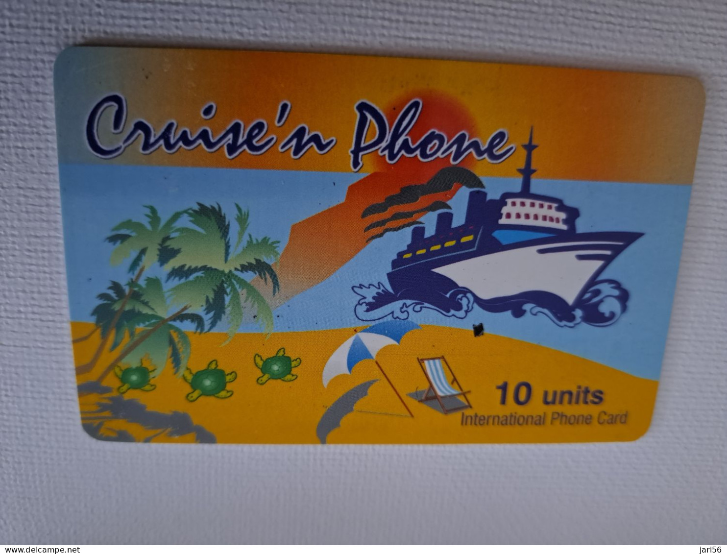 GREAT BRITAIN /   PREPAID CARD / 10 UNITS/ CRUISE SHIP/ BEACH /PALMTREE      **15754** - Verzamelingen