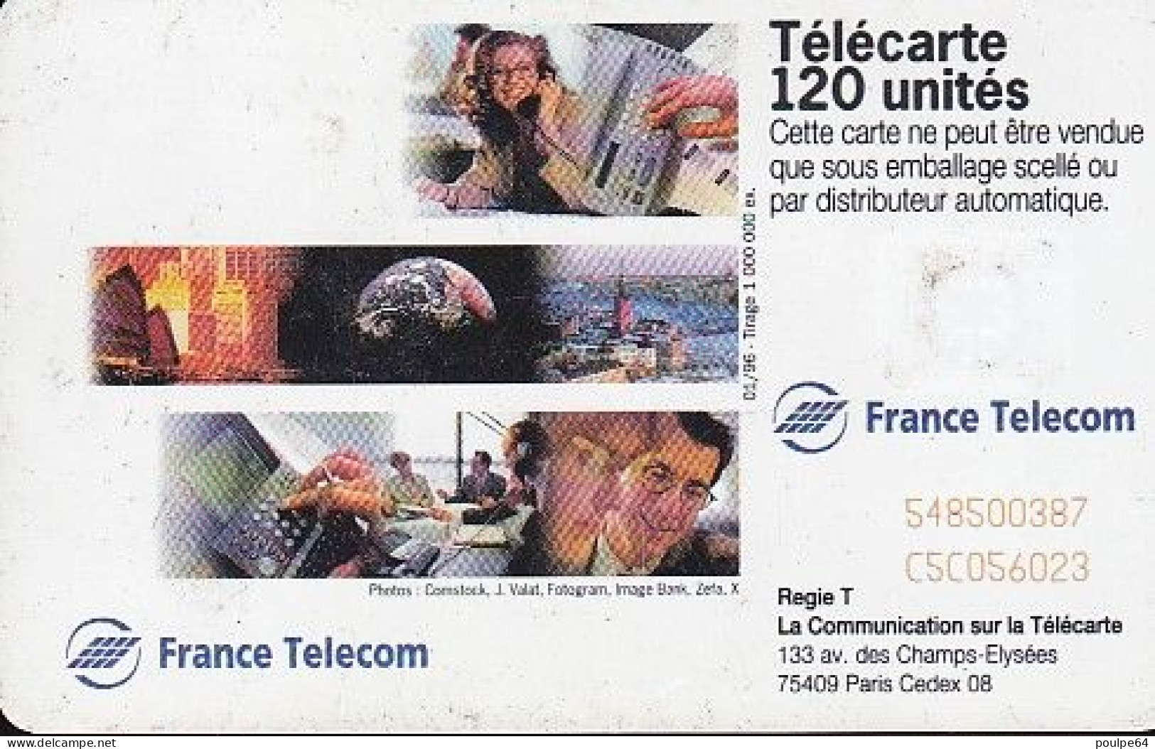 F618 - 01/1996 - FRANCE TÉLÉCOM  " Plus Proche " - 120 SC7  - (verso : N° Deux Lignes - 2ème Ligne C+5+C+6 Chiffres) - 1996