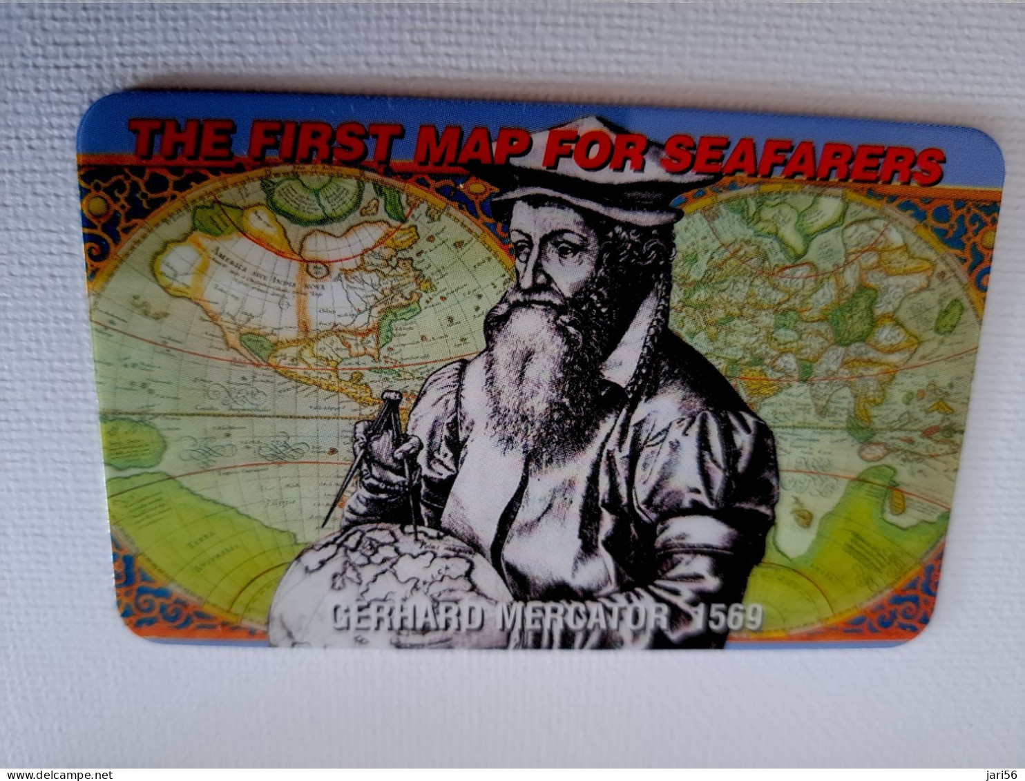 GREAT BRITAIN /20 UNITS / GERHARD MERCATOR 1569 / INVENTOR    /  / (date 06/00) PREPAID CARD / MINT  **15757** - Verzamelingen