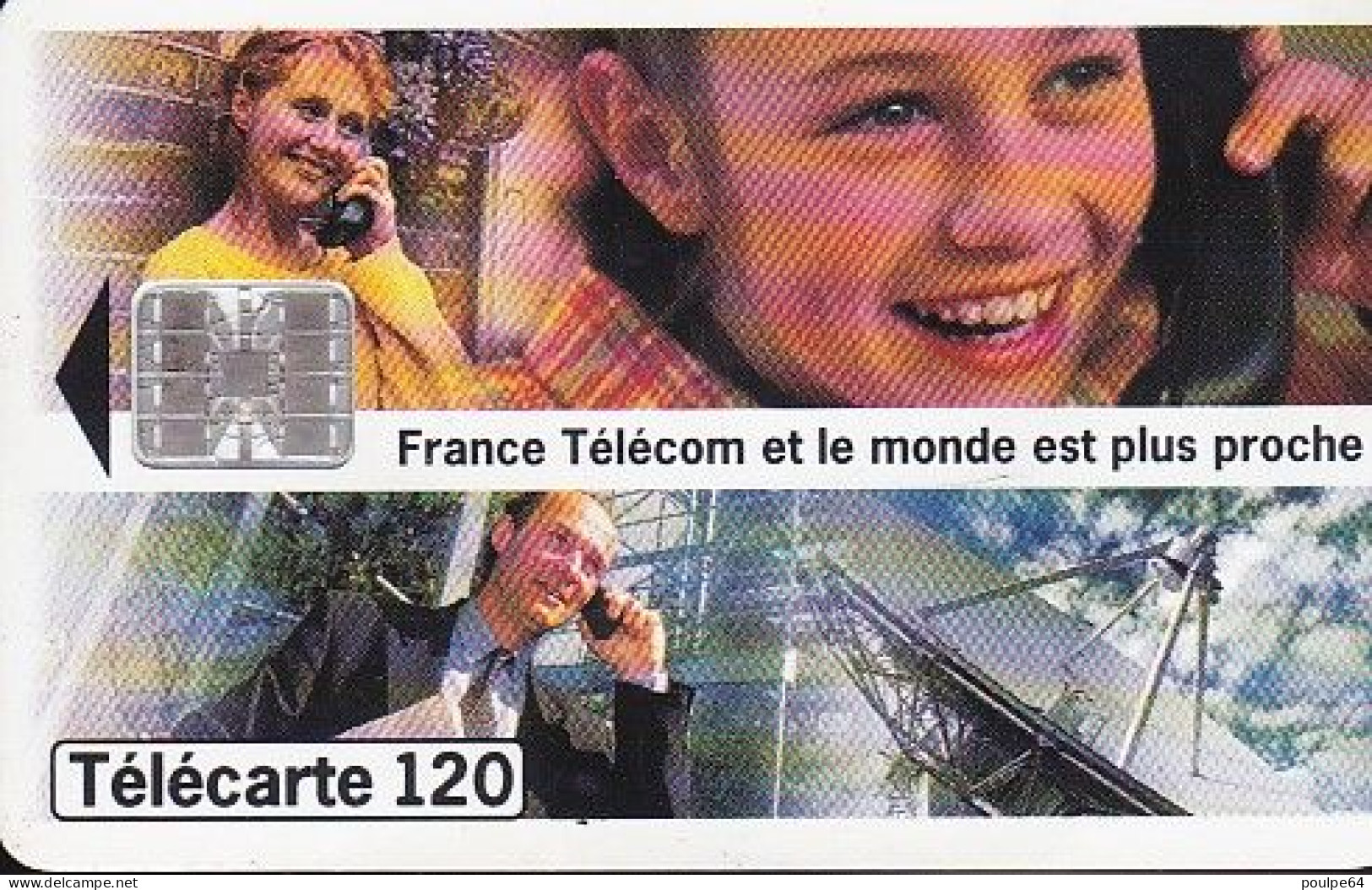 F618 - 01/1996 - FRANCE TÉLÉCOM  " Plus Proche " - 120 SC7  - (verso : N° Deux Lignes - 2ème Ligne C+8 Chiffres) - 1996