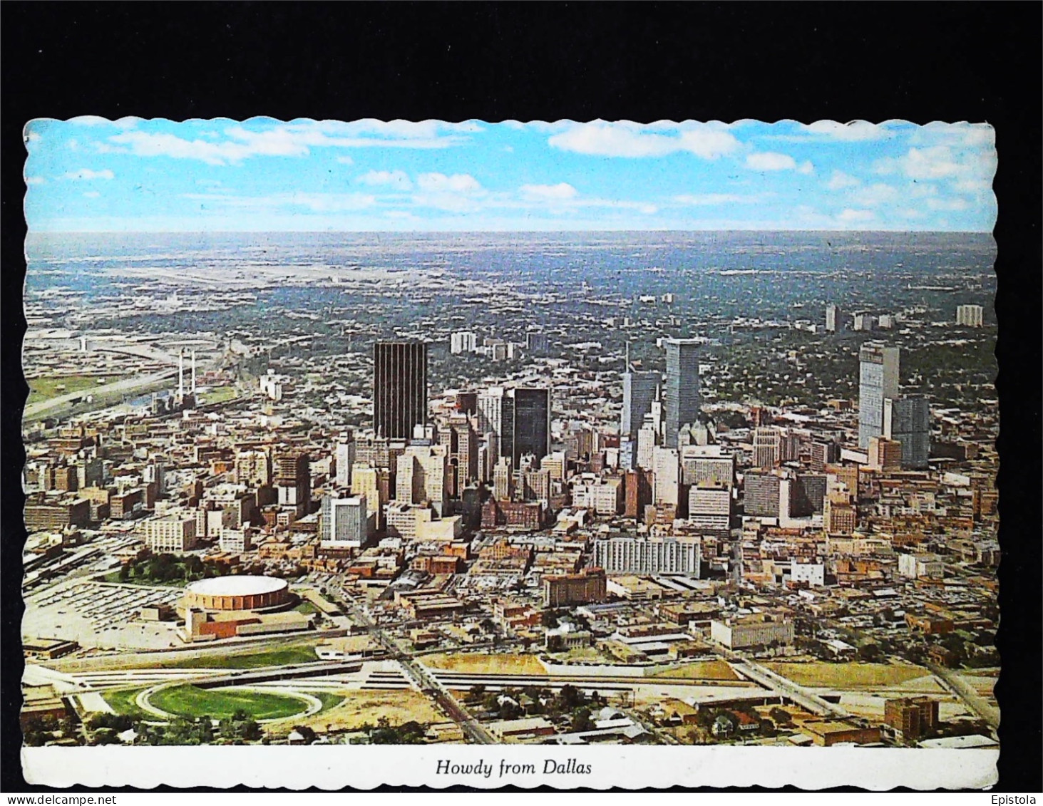 ►  DALLAS   Aerial View  Texas. 1950s - Dallas