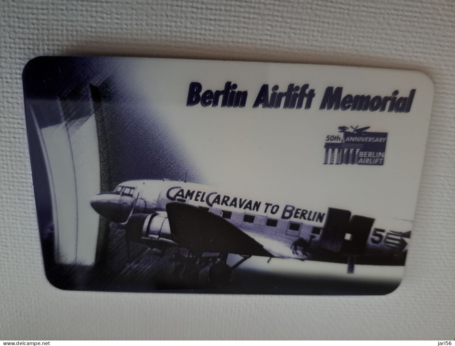 GREAT BRITAIN /20 UNITS / BERLIN AIRLIFT MEMORIAL/ AIRPLANE     /  / (date 09/98) PREPAID CARD / MINT  **15759** - Collections