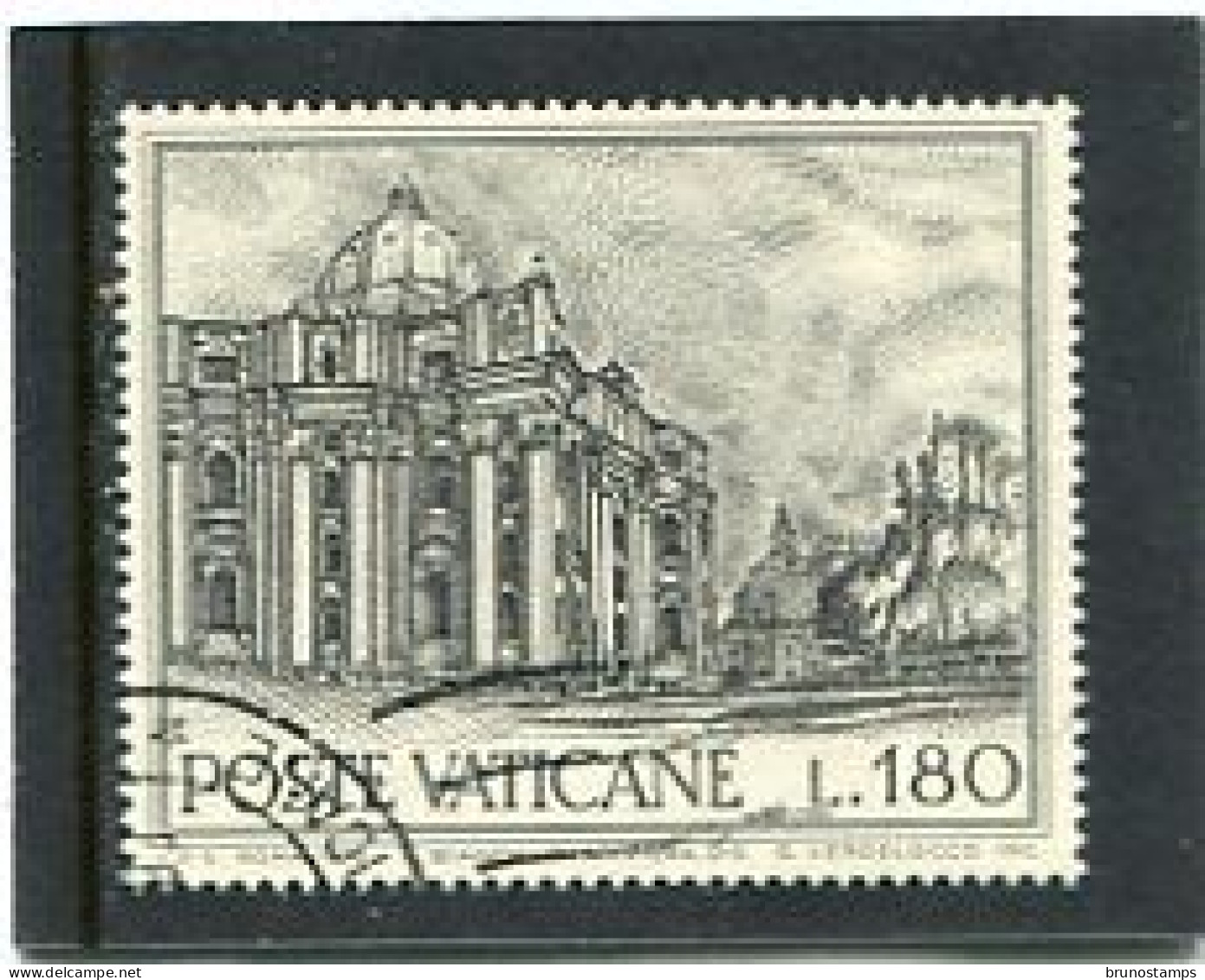 VATICAN CITY/VATICANO - 1976  180 Lire  FOUNTAINS  FINE USED - Used Stamps