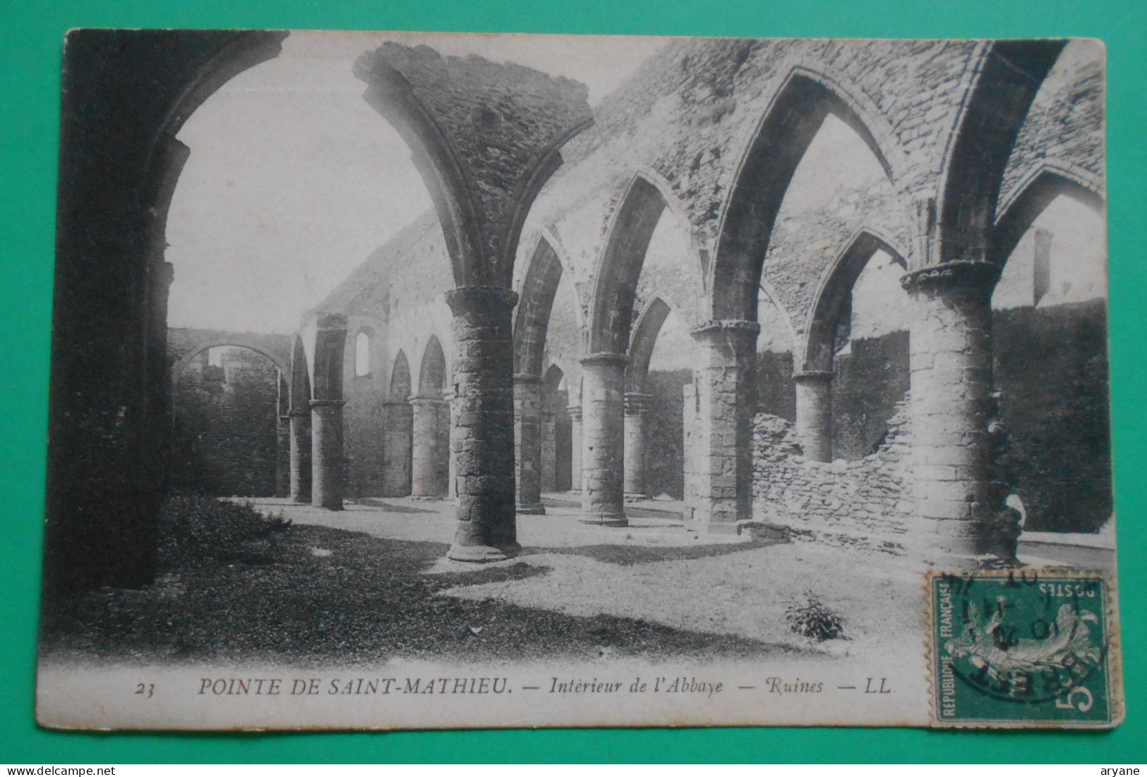 2259- CPA - PLOUGONVELIN (29) - POINTE DE SAINT-MATHIEU - Intérieur De L'Abbaye - Ruines - LL N° 23 -2 - Plougonvelin