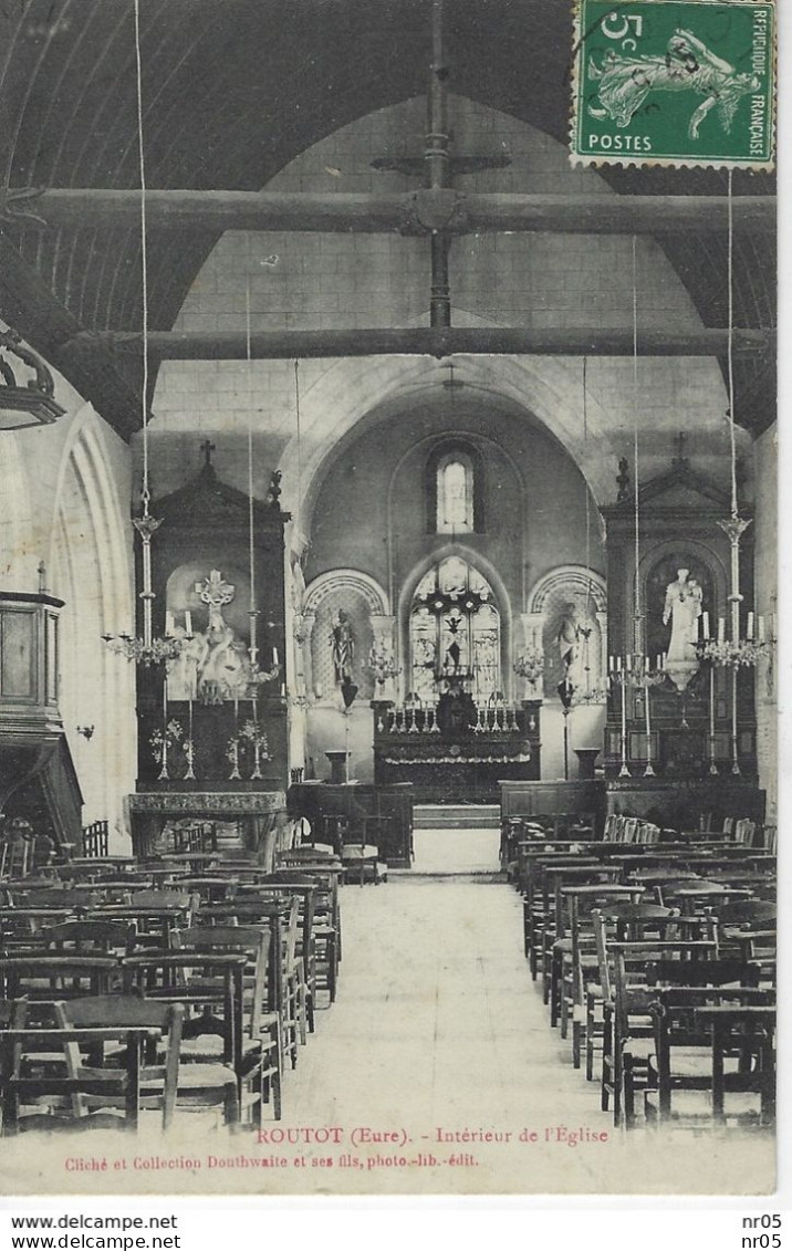 27 - ROUTOT - Interieur De L'Eglise   ( Eure ) - Routot