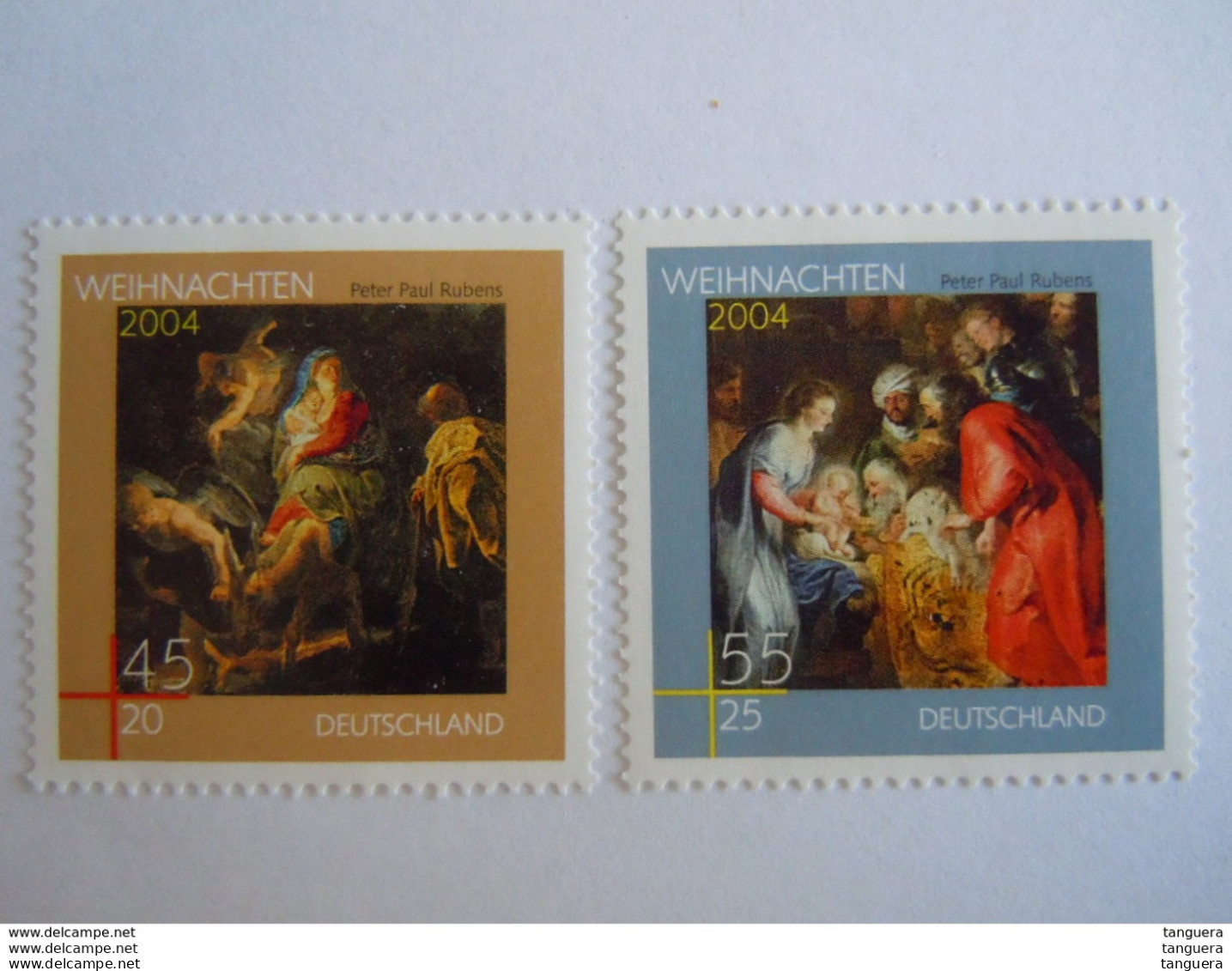 Duitsland Allemagne 2004 Weihnachten Kerstmis En Nieuwjaar Noël Et Nouvel An P. P. Rubens Yv 2254-2255 MNH ** - Ungebraucht