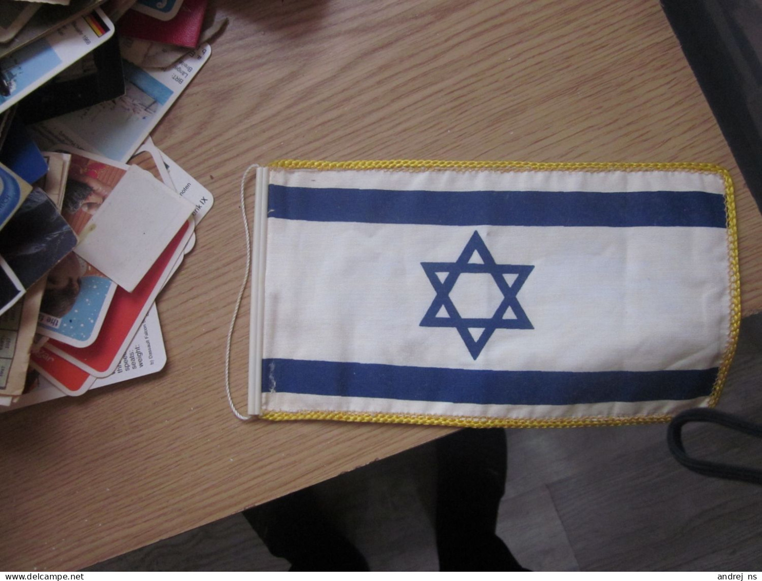 Israel Flag 21x12 Cm - Flaggen