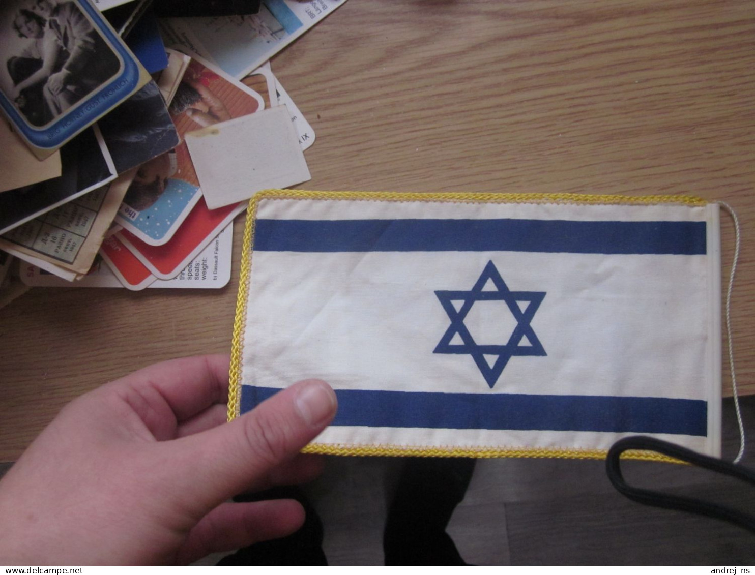 Israel Flag 21x12 Cm - Bandiere